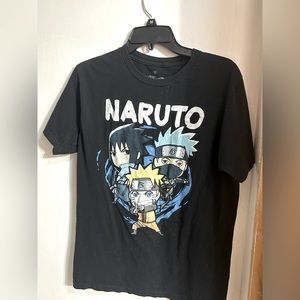 Black medium Naruto tee